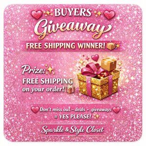 Buyers Live Show GIVEAWAY Free Shipping
